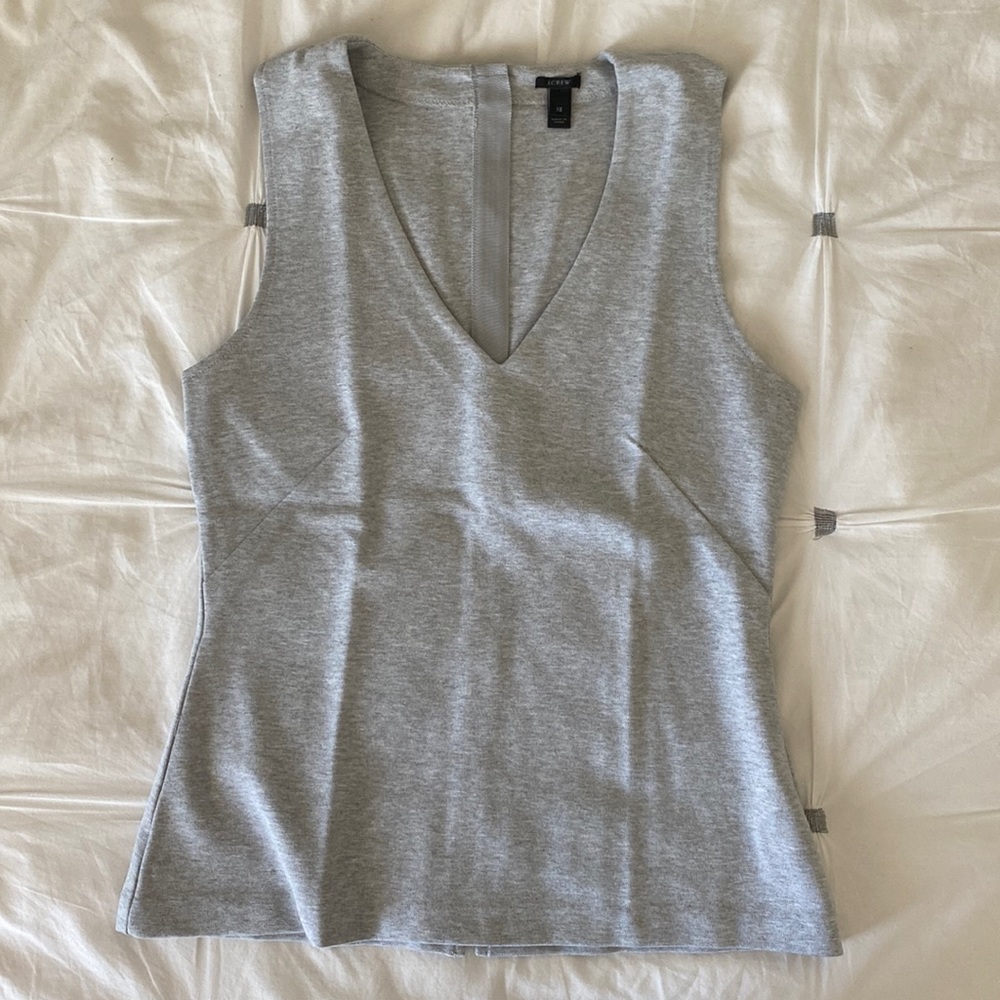 J.Crew Zip-back Fitted Tank